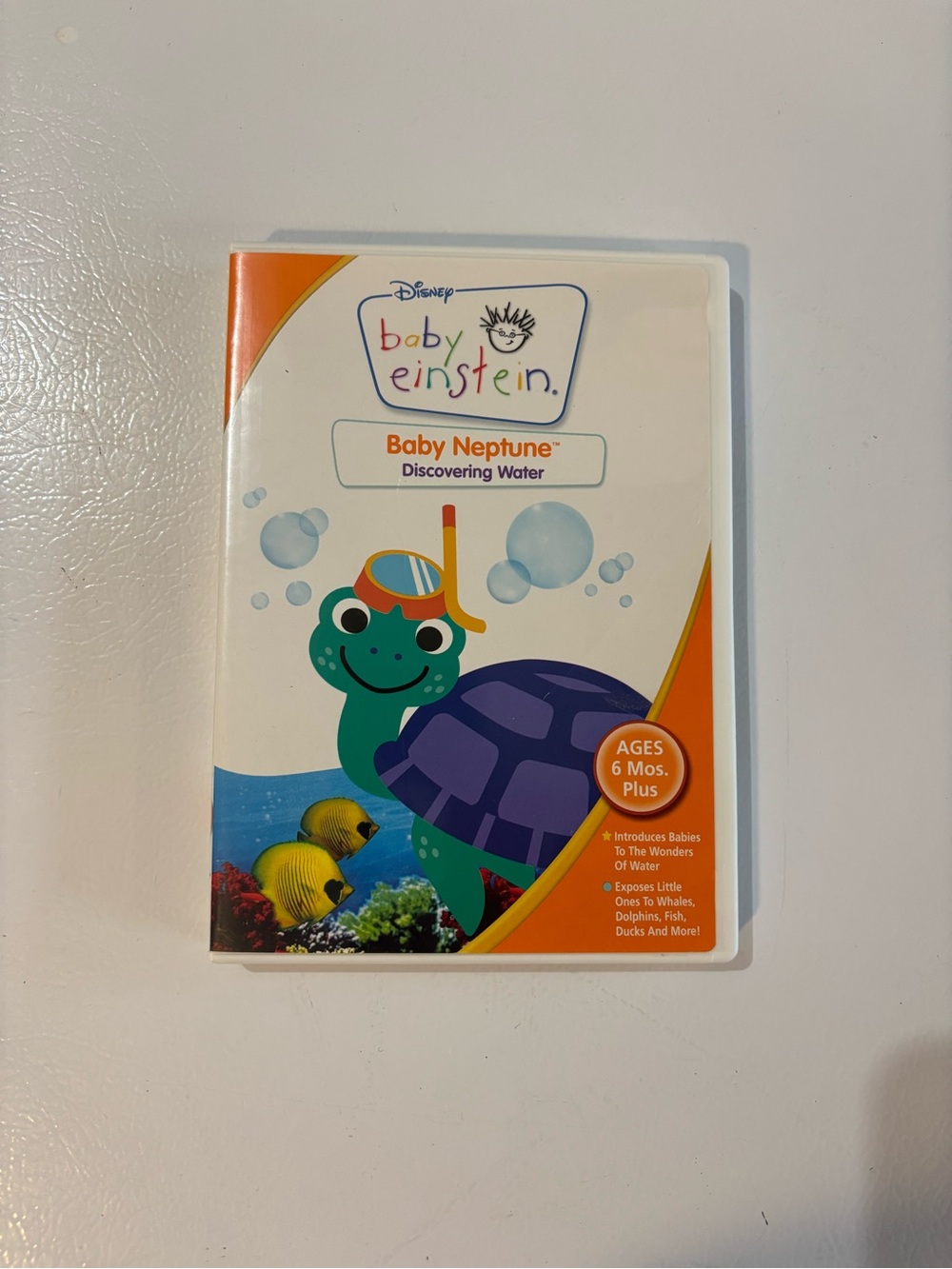 TWO Baby Einstein DVD’s: Baby Neptune Discovering Water & Lullaby Time Soothing